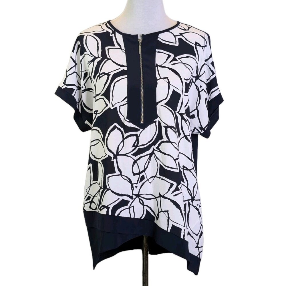 JOSEPH RIBKOFF Floral Print Top